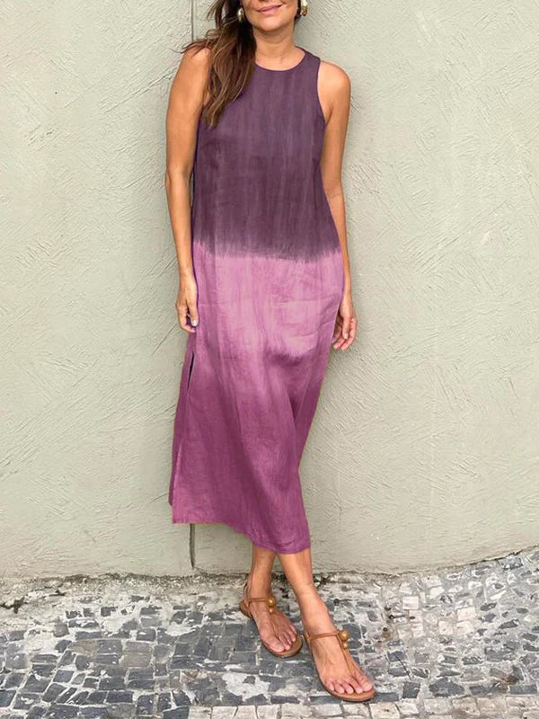 Sienna Ombre Sleeveless Midi Dress