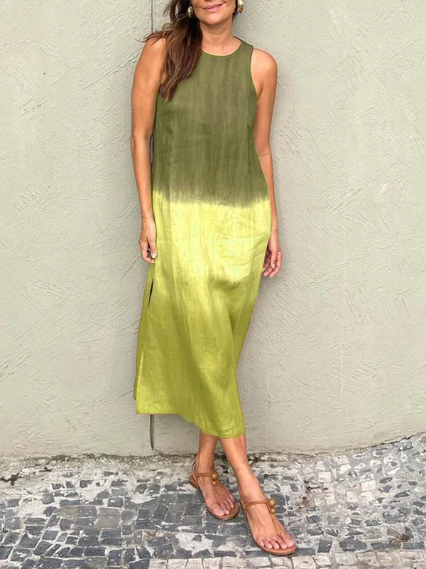 Sienna Ombre Sleeveless Midi Dress