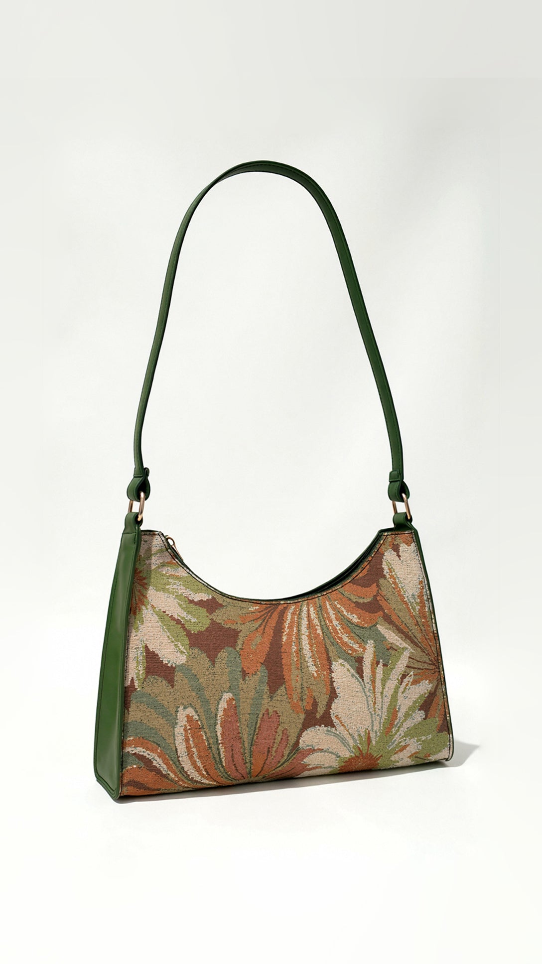 Alessia Floral Jacquard Shoulder Bag 1