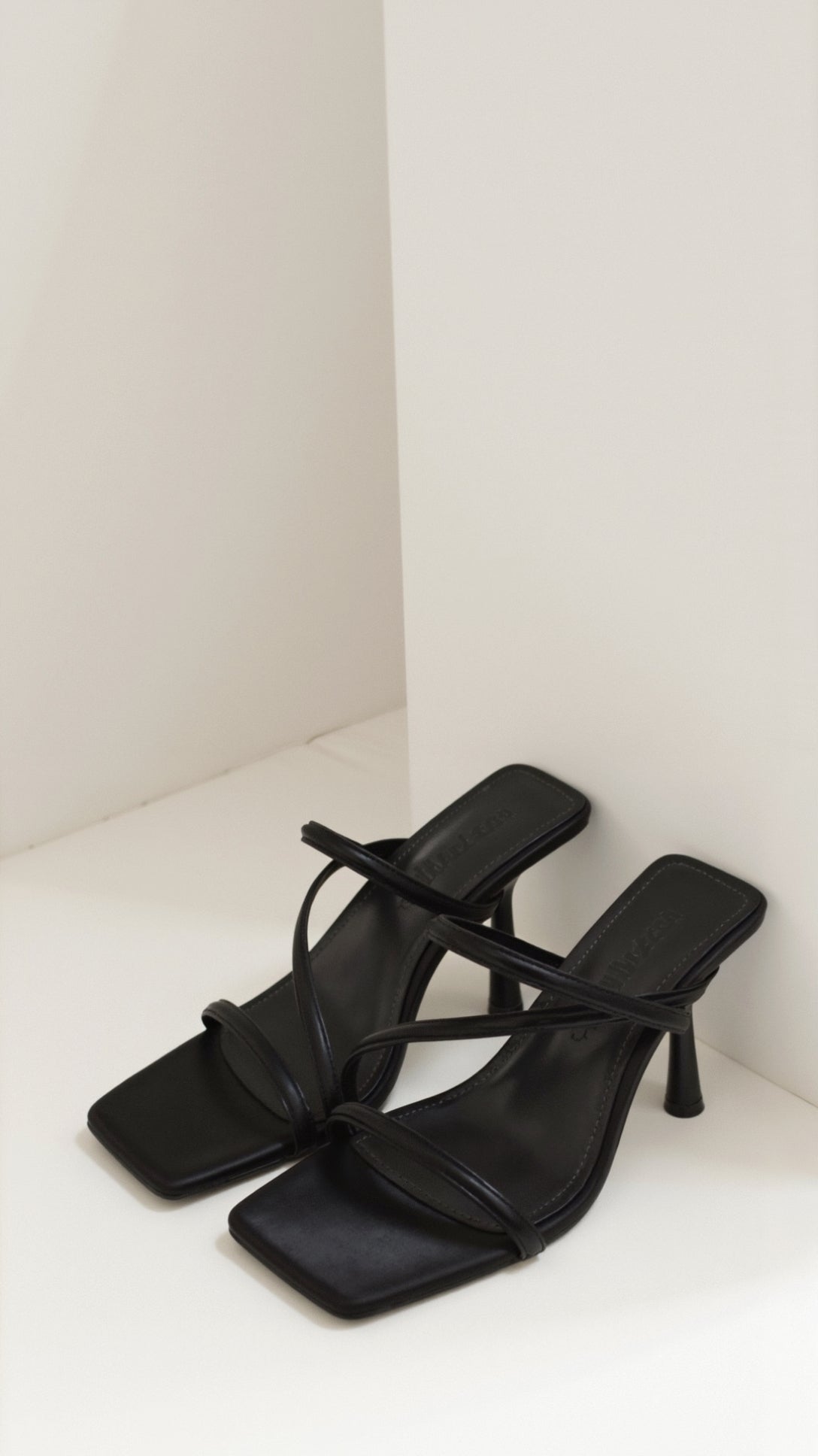 Amanda Sleek Strappy Mules Shoes 5