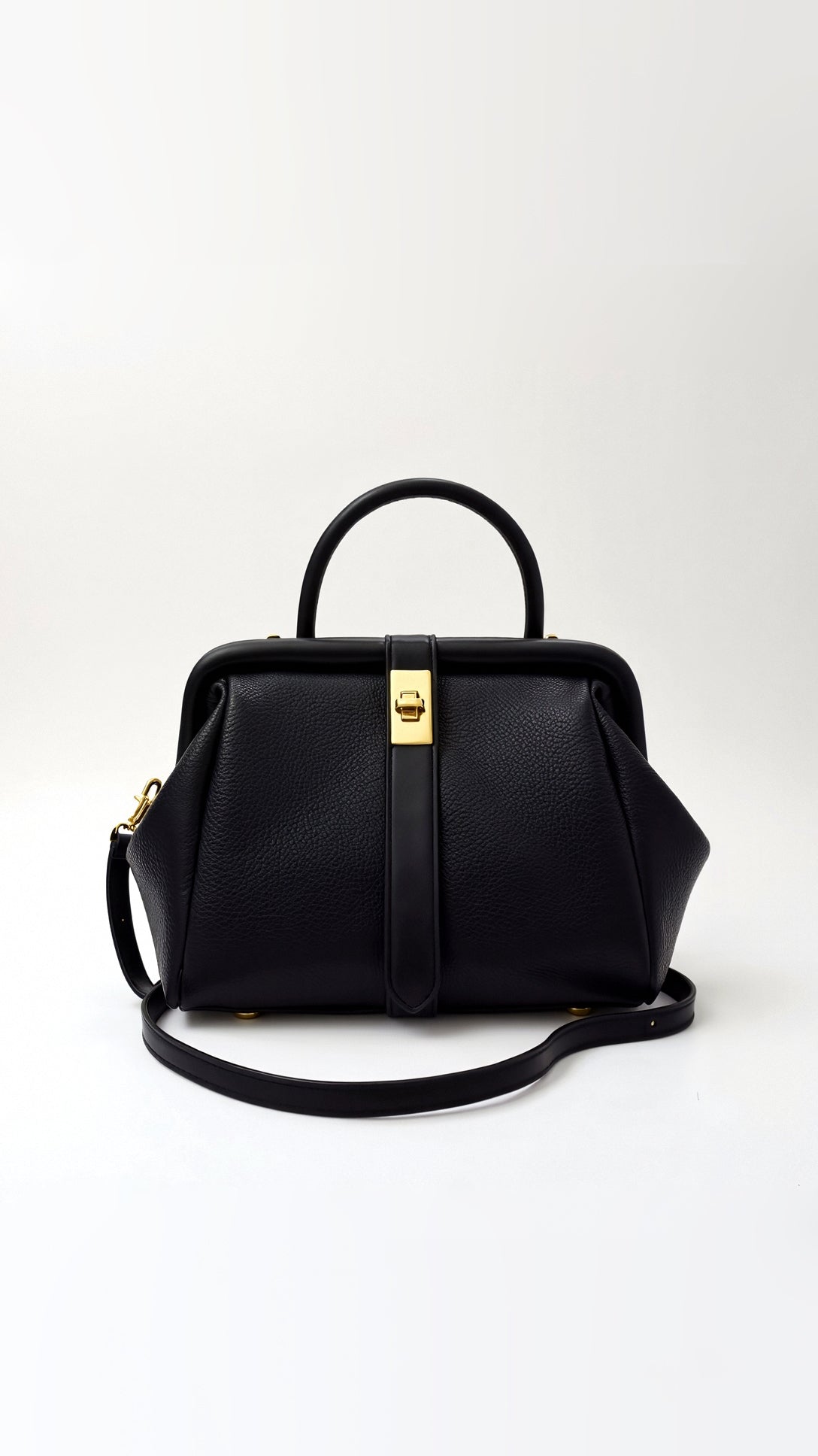 Bella Polished Satchel Handbag 1