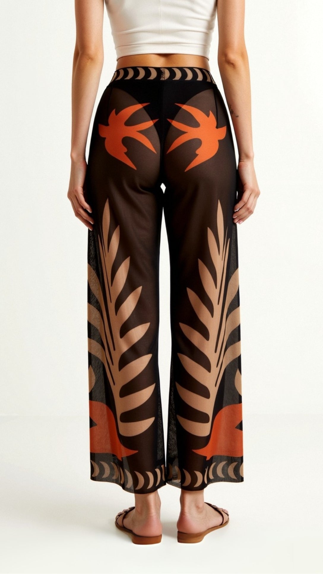 Beth Lightweight Wide-Leg Culotte Pants 3