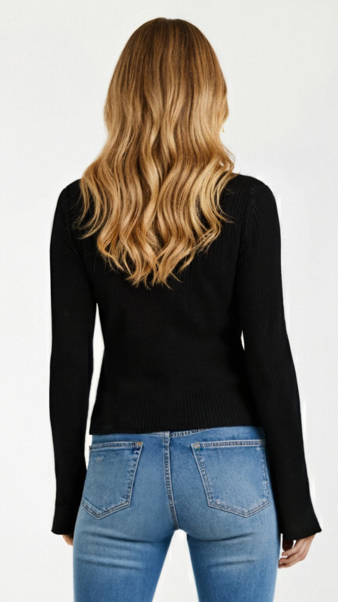 Betty Textured Ribbed Knit Top 4