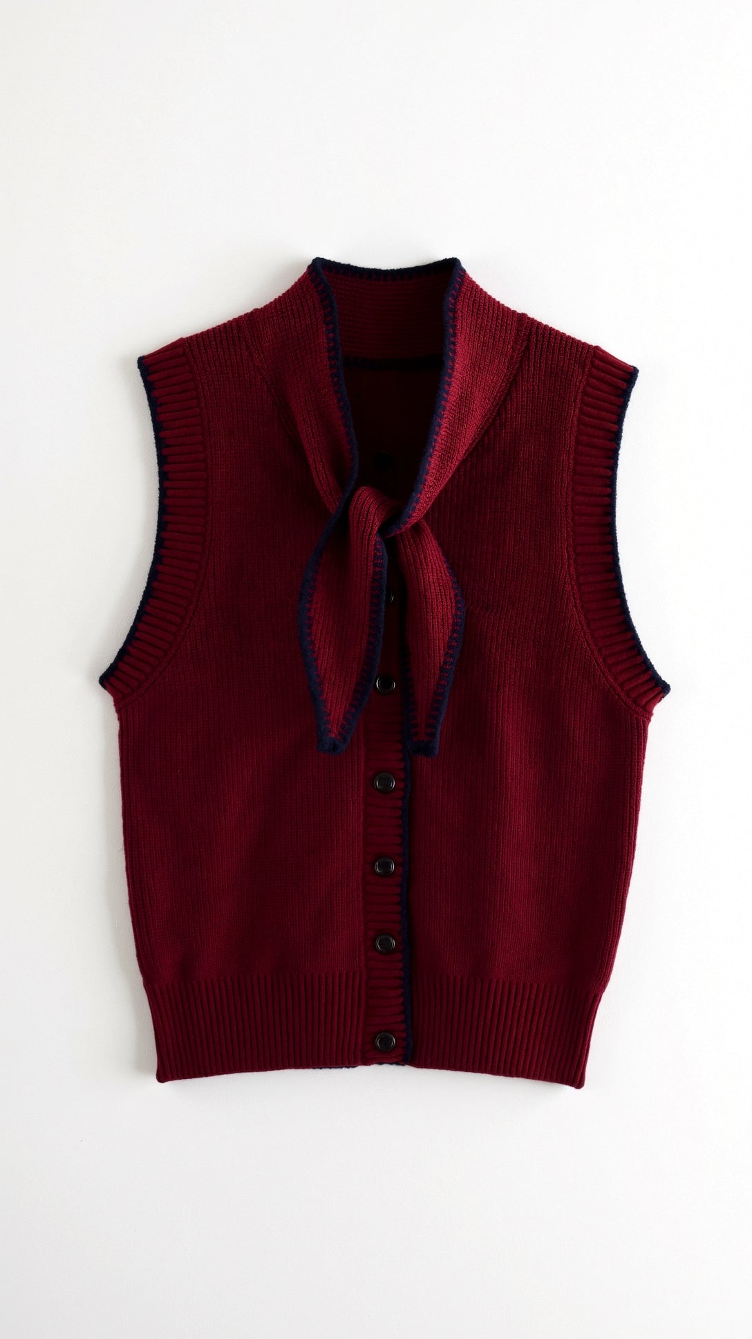 Blair Textured Ribbed Sweater Vest 5