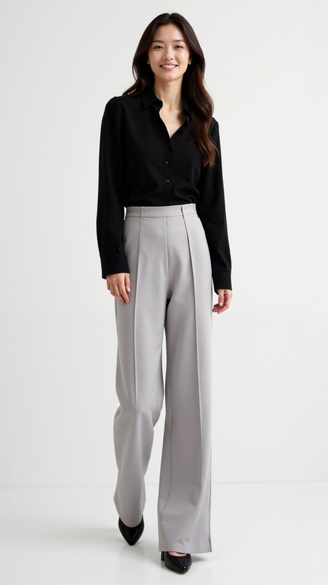 Brooke Tailored Wide-Leg Trousers 9
