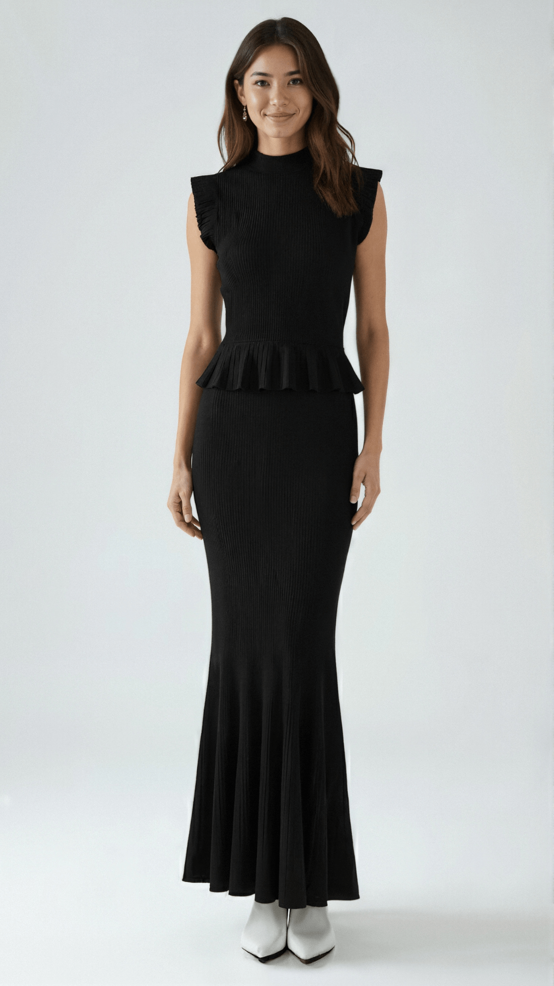 Carol Textured Ruffle Top 0