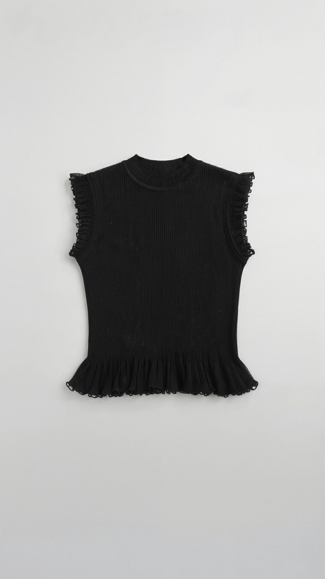 Carol Textured Ruffle Top 2