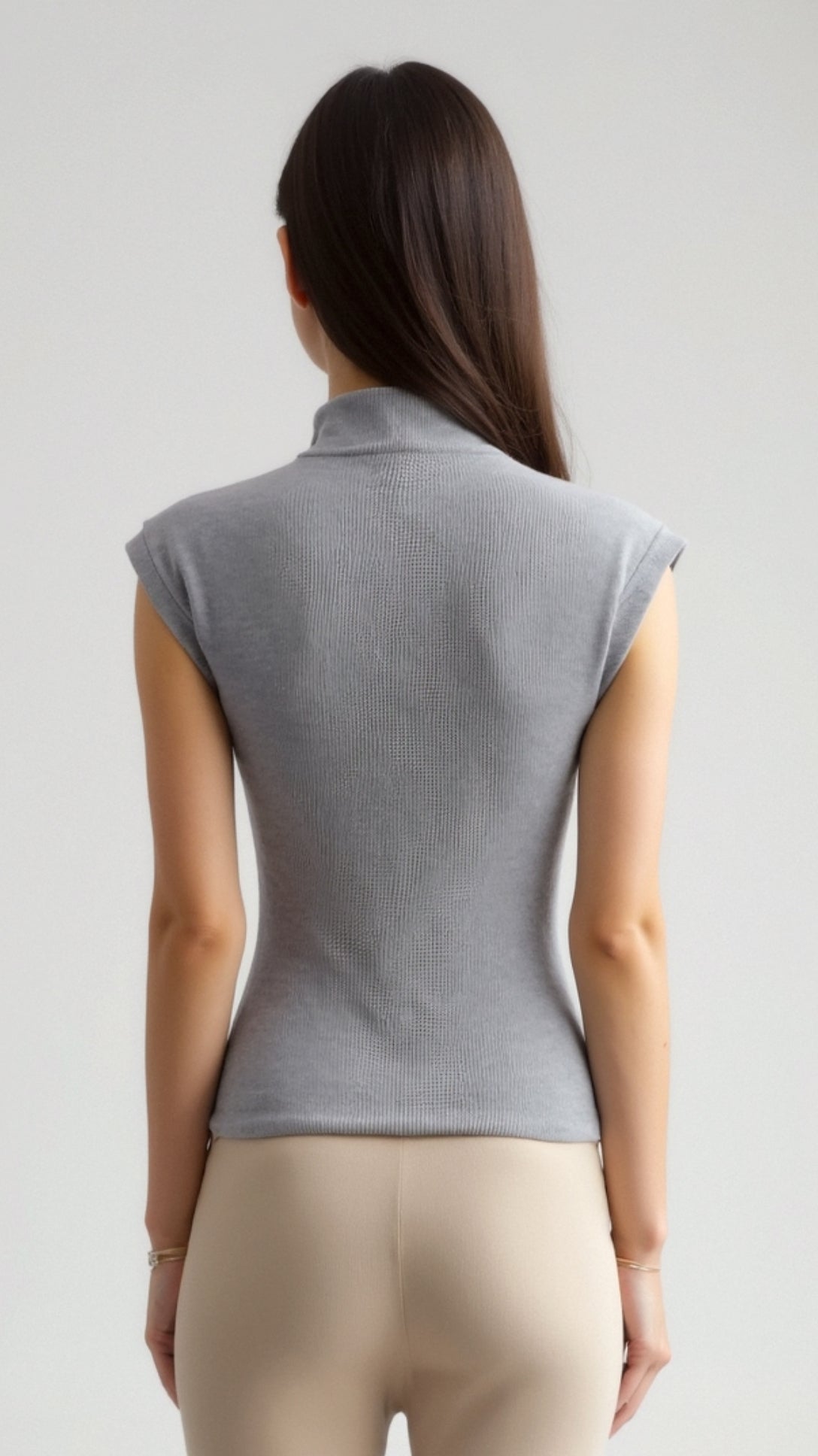 Cassandra Sleek Mock Neck Top 3