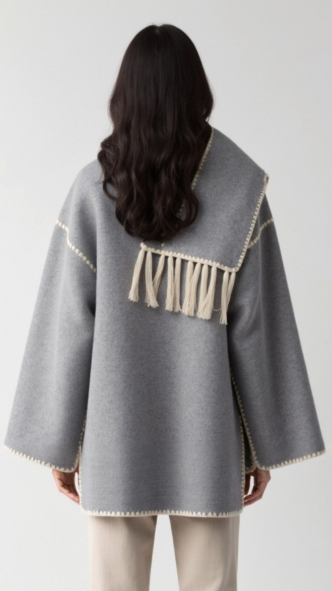 Catherine Cozy Contrast Trim Jacket 4