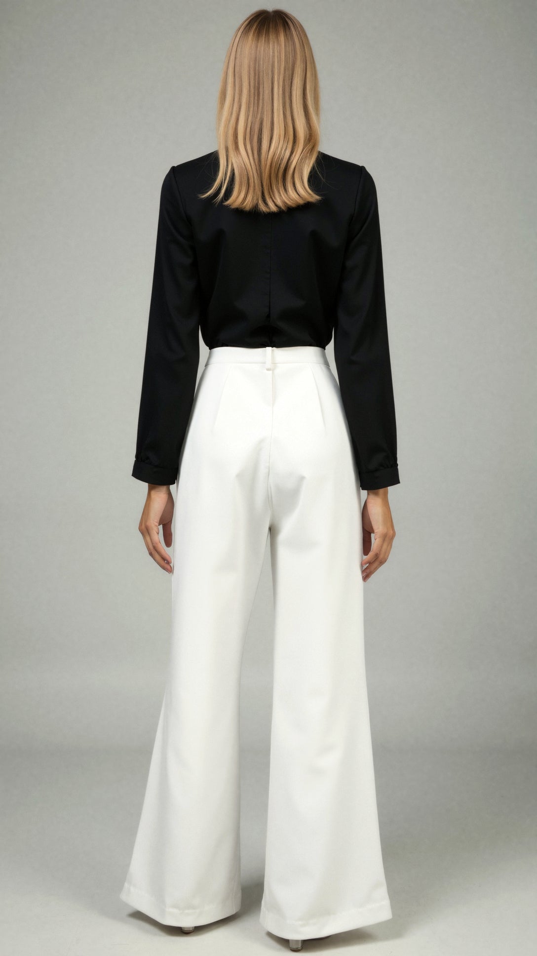 Claire Ultra-High-Waisted Wide-Leg Trousers 1