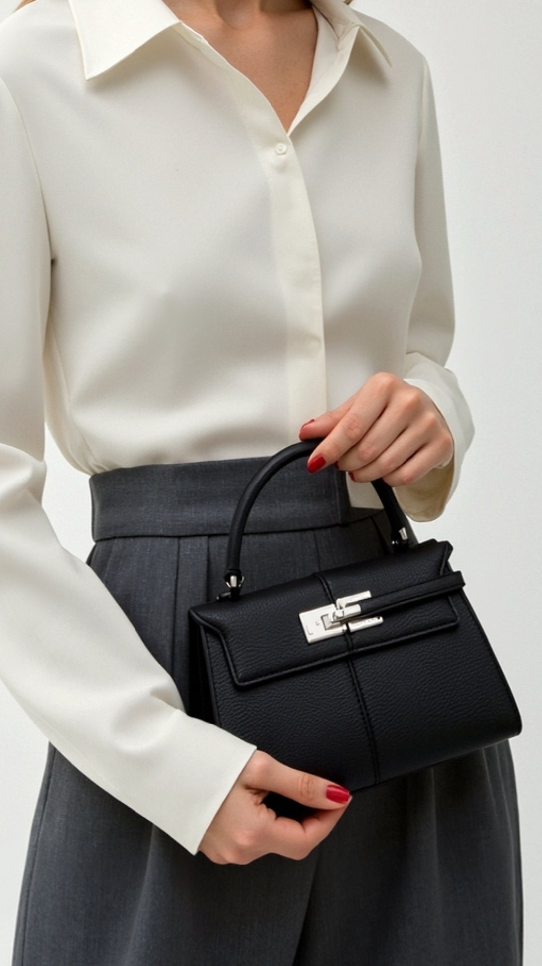 Claudia Structured Top Handle Bag 2