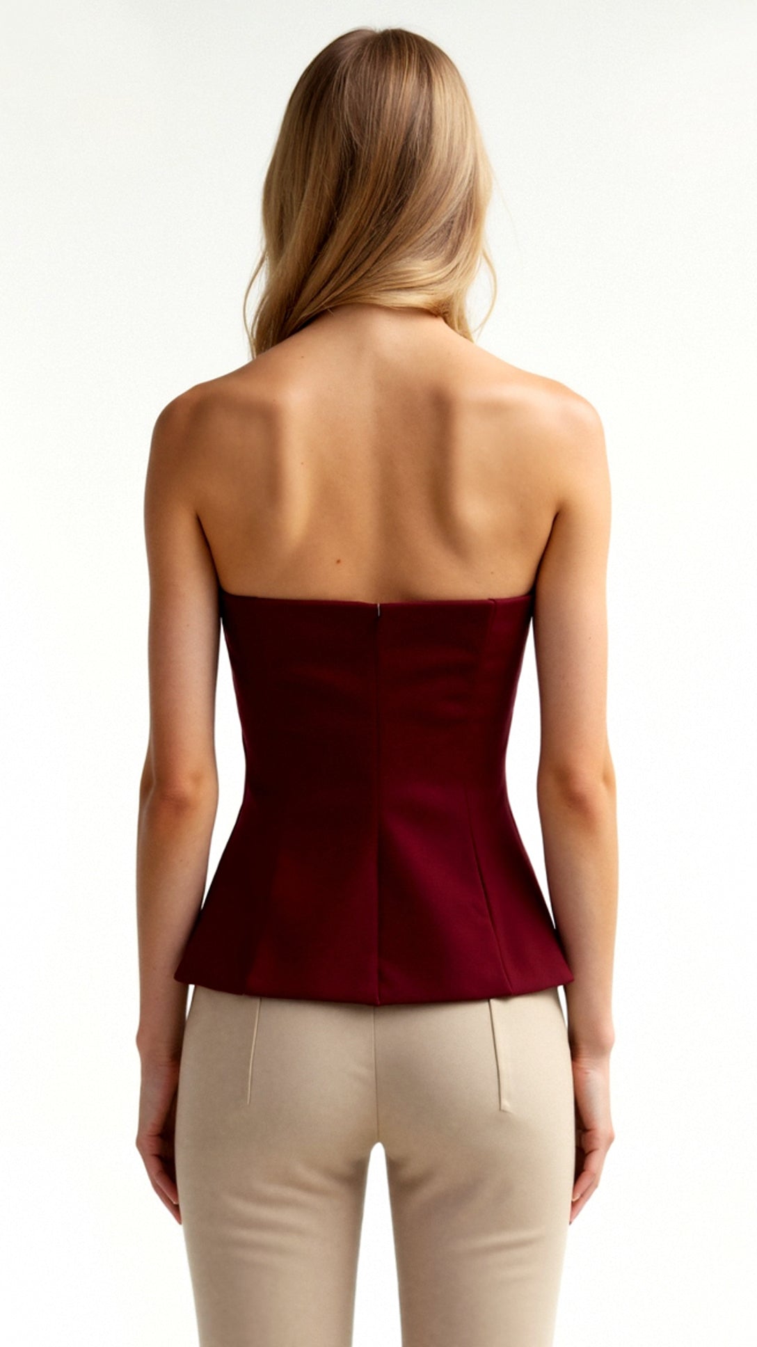 Eden Sculptural Strapless Top 6