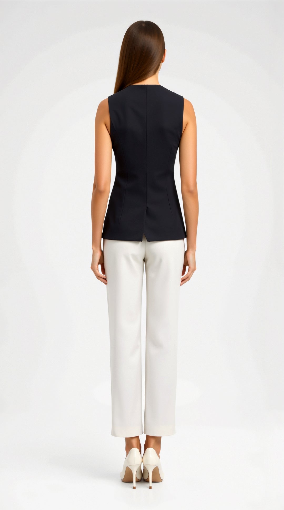 Ellie Sleek Buttoned Tank Top for Women 2