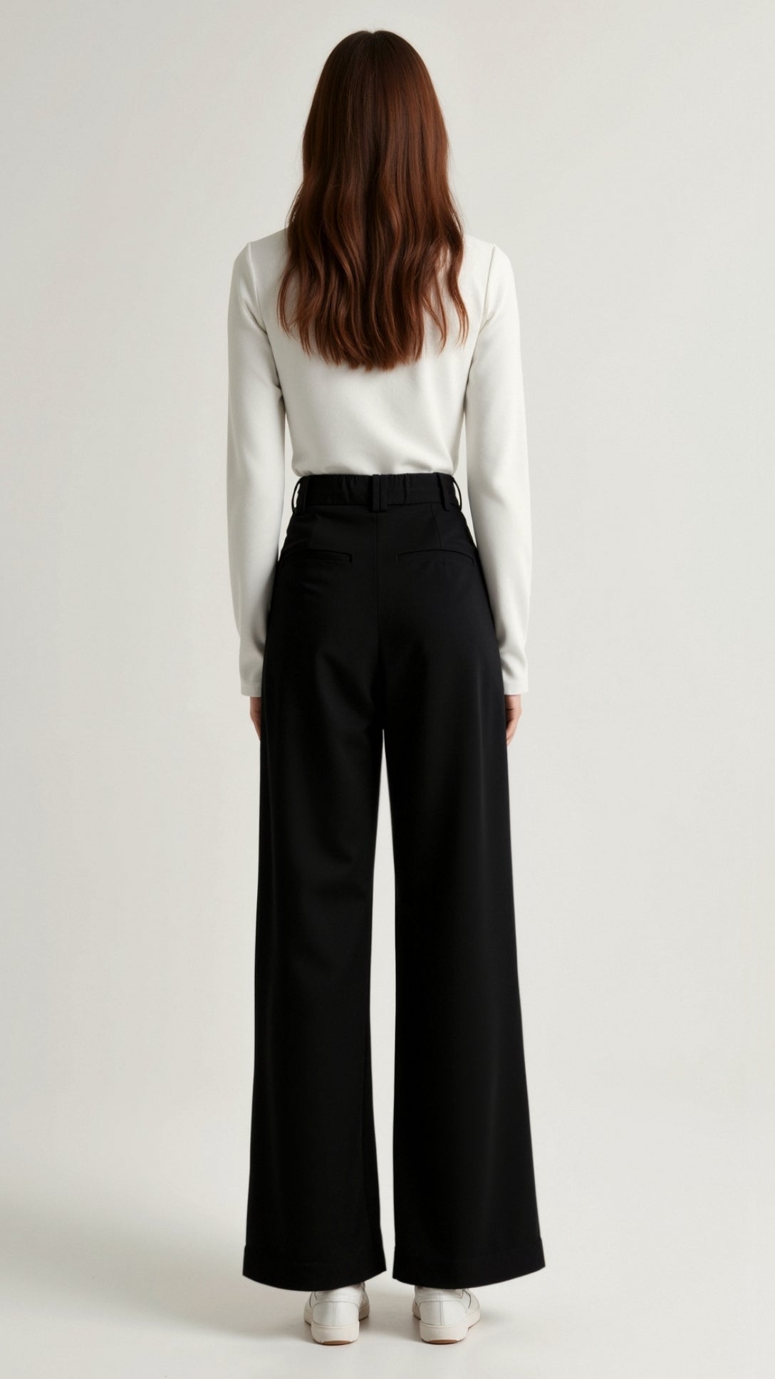Emma Pleated Wide-Leg Trousers 7
