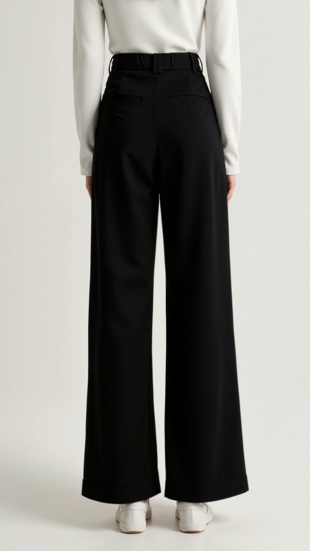 Emma Pleated Wide-Leg Trousers 8