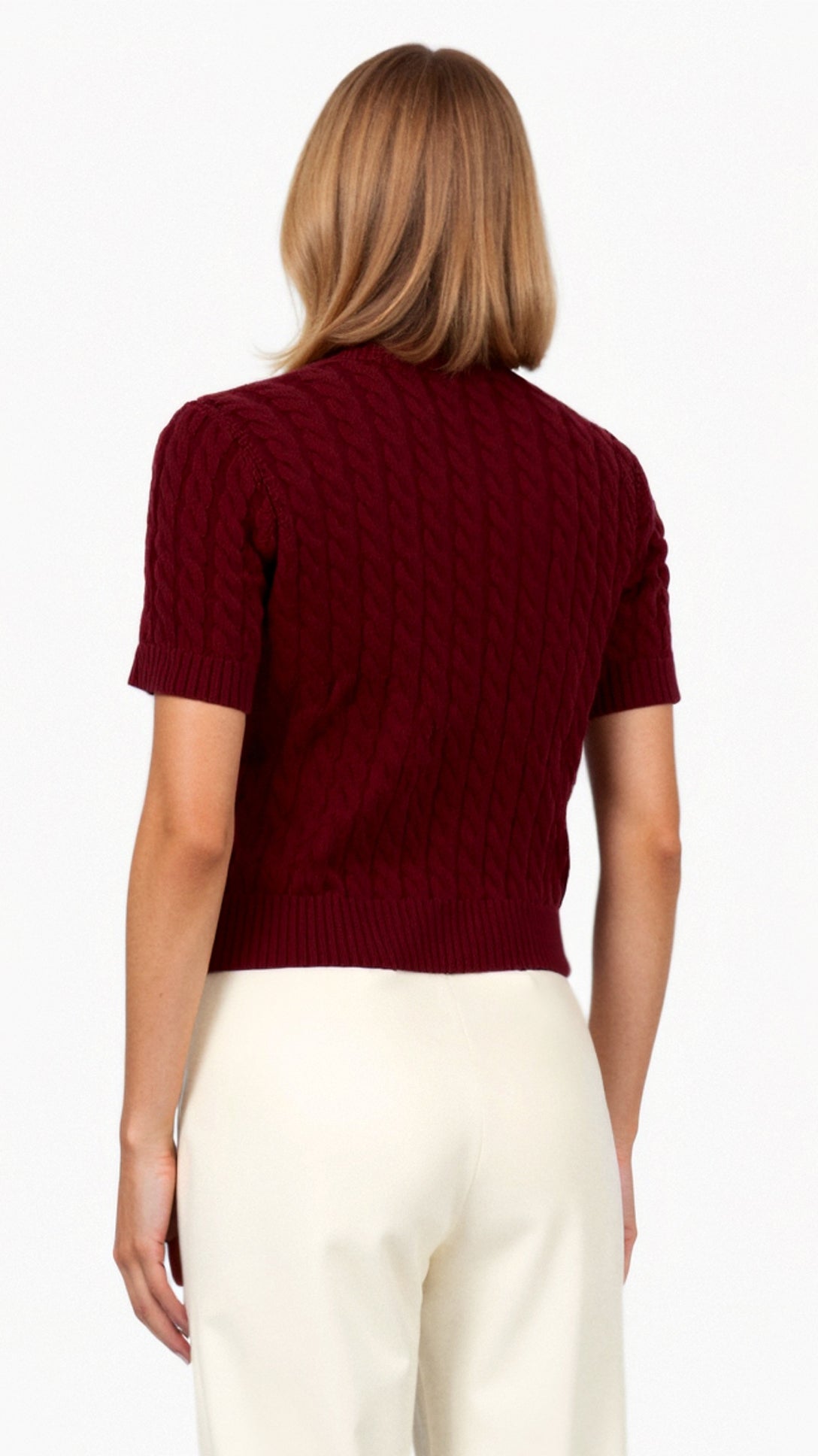 Faith Textured Cropped Cardigan 1