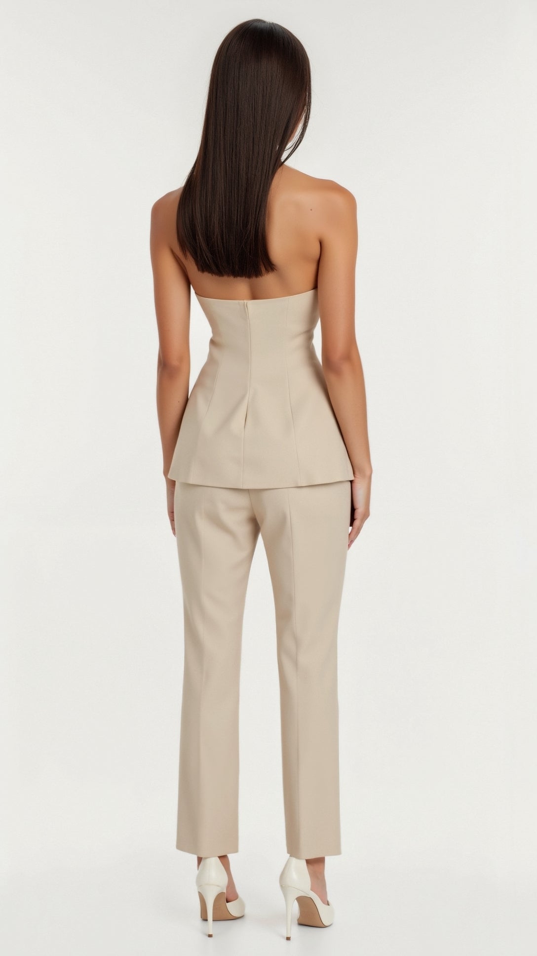 Fiona Structured Strapless Blazer Top 2