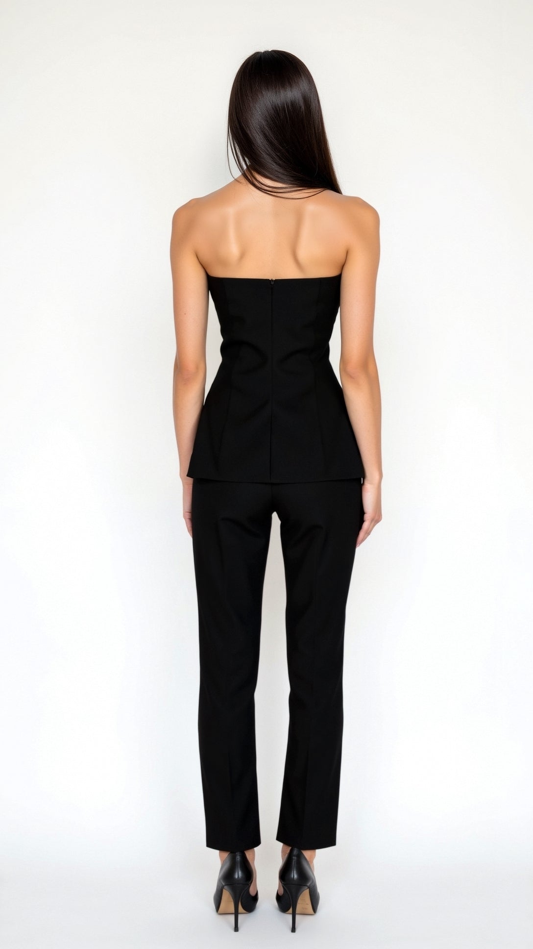 Fiona Structured Strapless Blazer Top 7