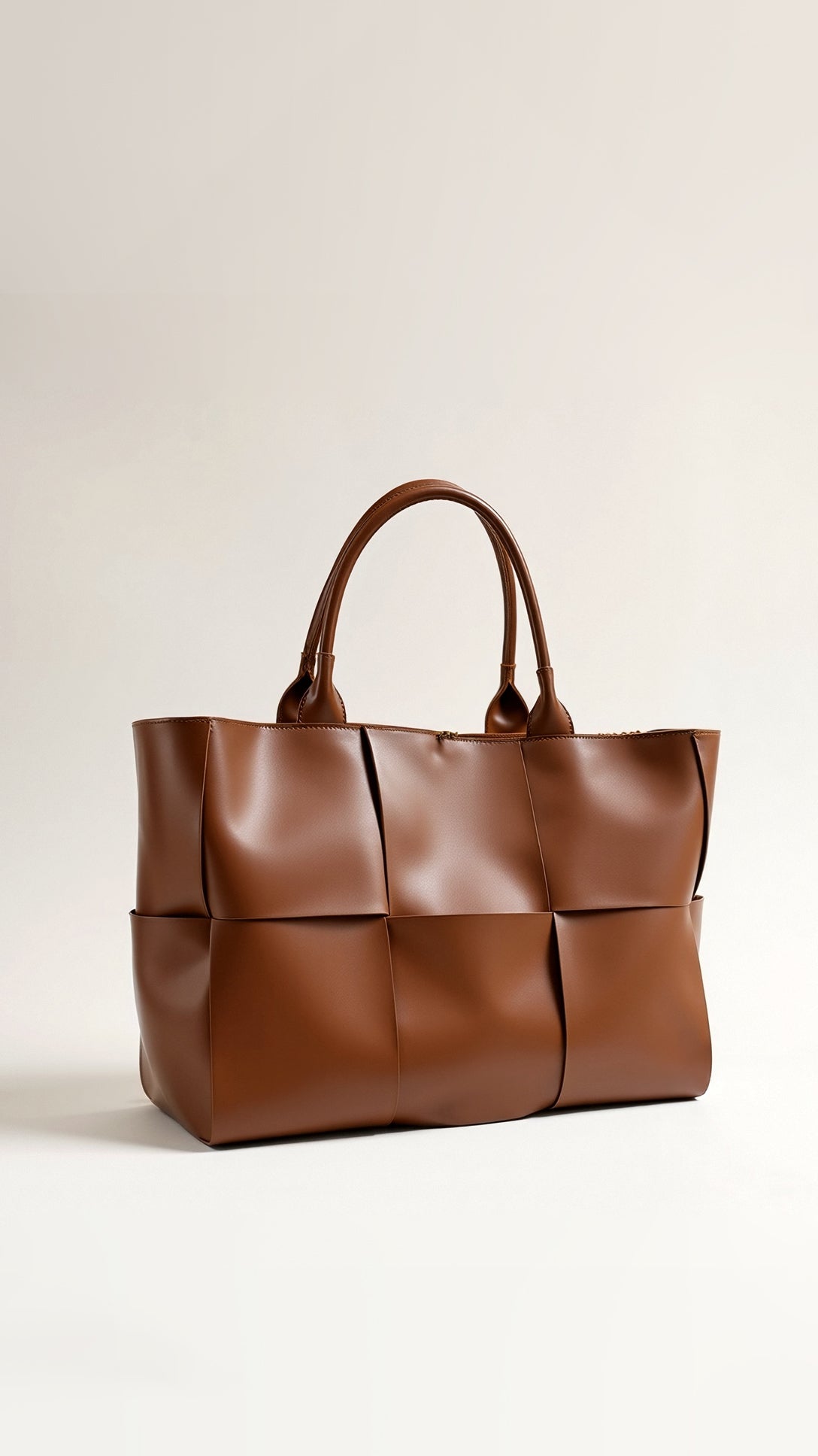 Genevia Structured Checkerboard Tote Bag 4