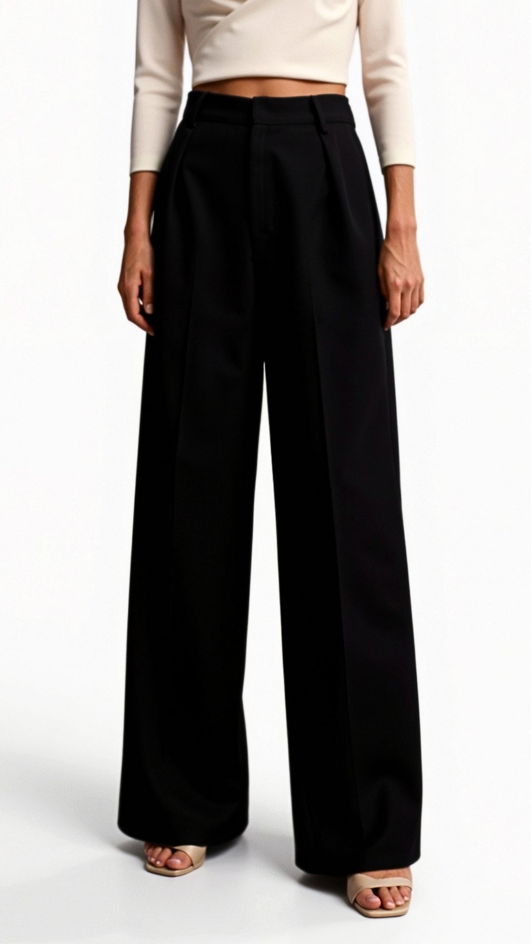 Hazel Tailored Wide-Leg Trousers 1