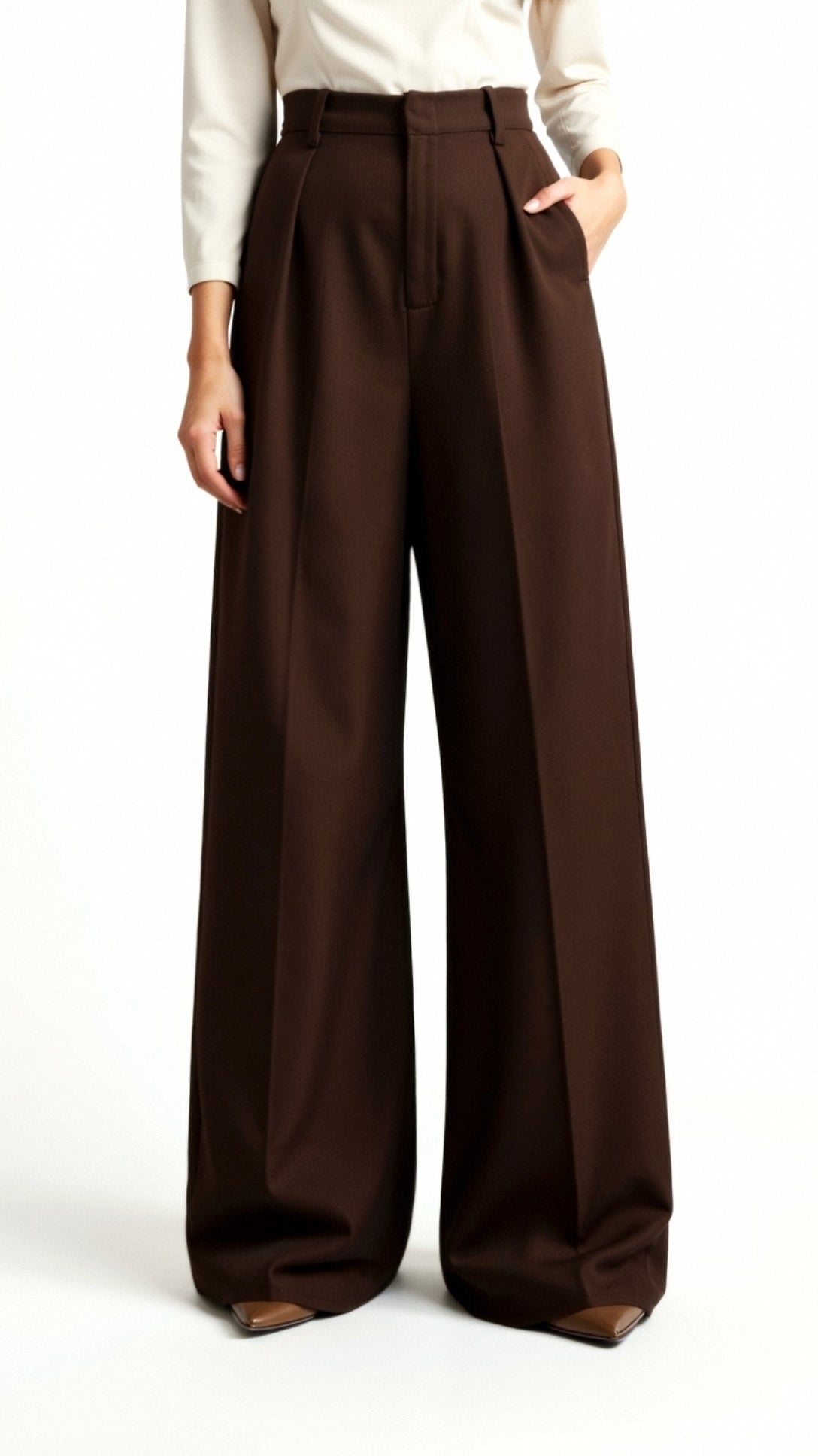 Hazel Tailored Wide-Leg Trousers 6