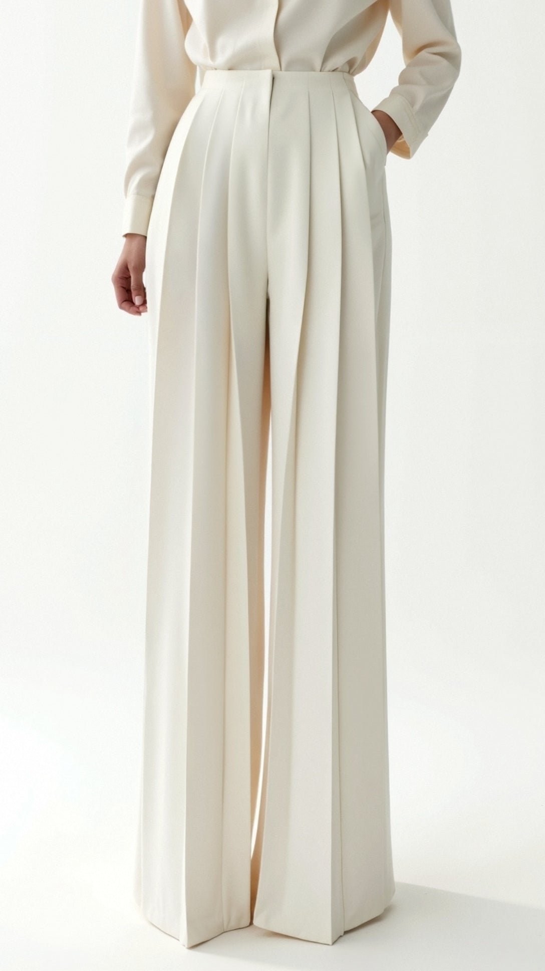 Iris Elegant Wide-Leg Trousers 1
