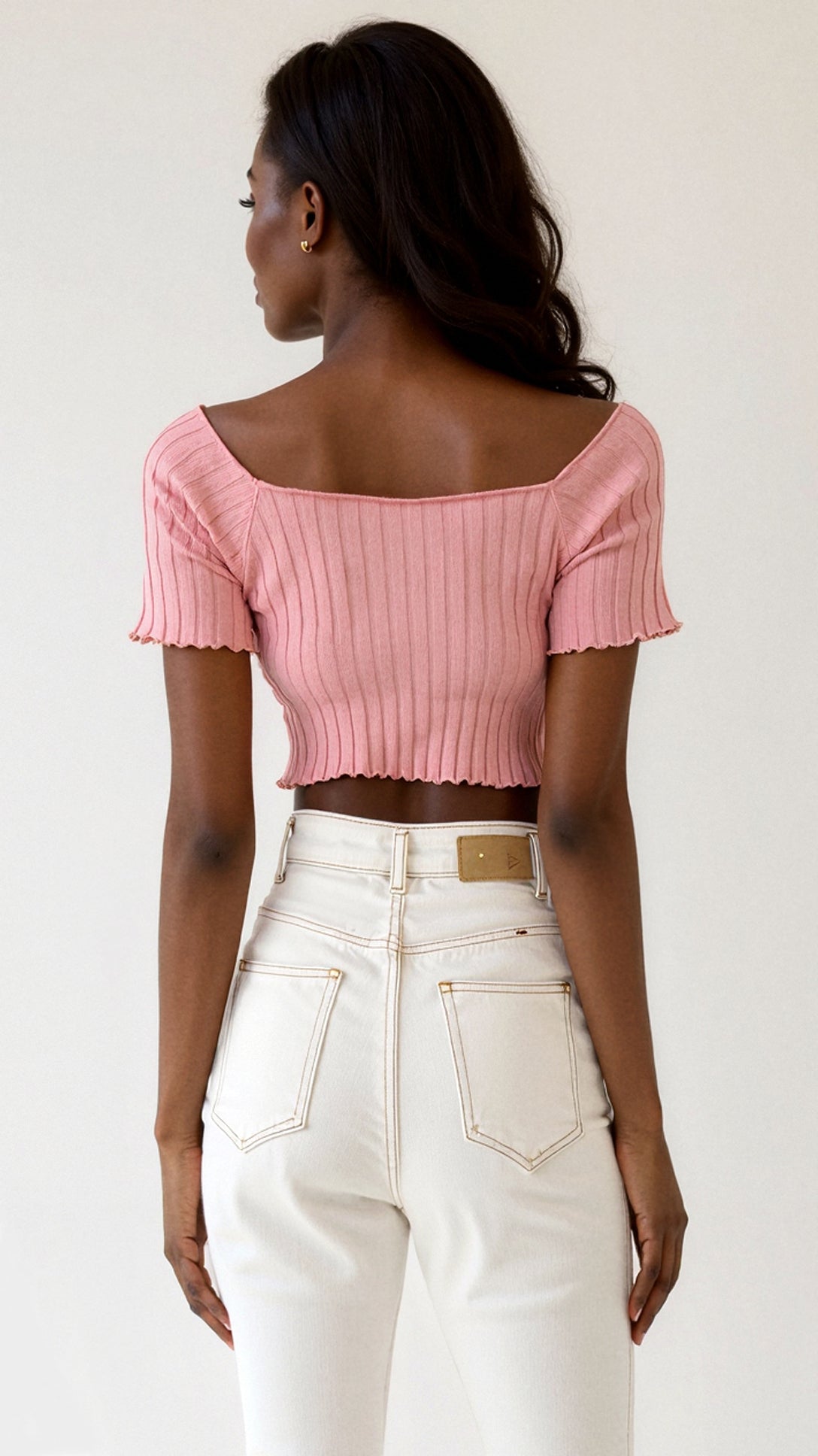 Isabel Ribbed Crop Top 3