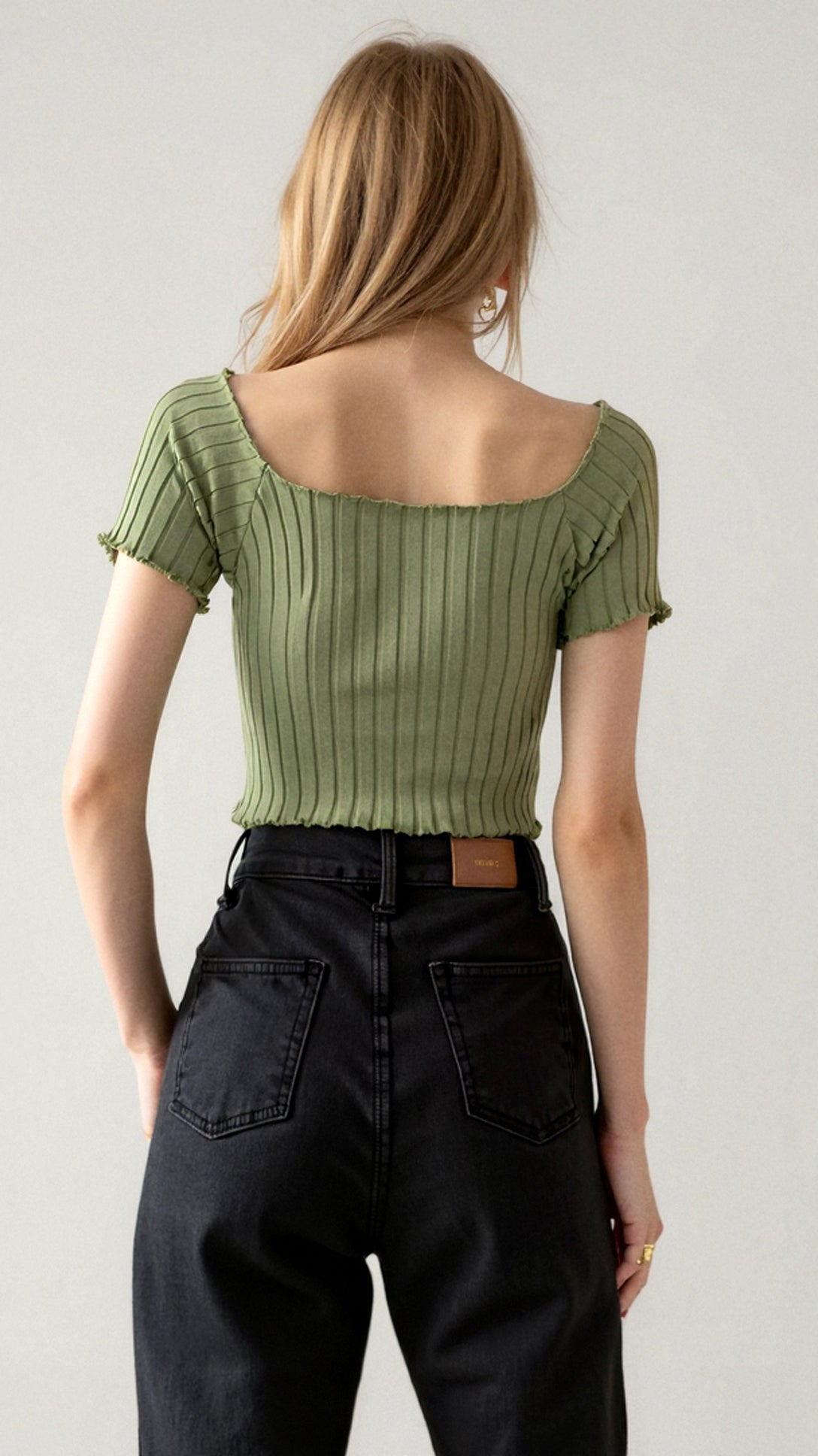 Isabel Ribbed Crop Top 7