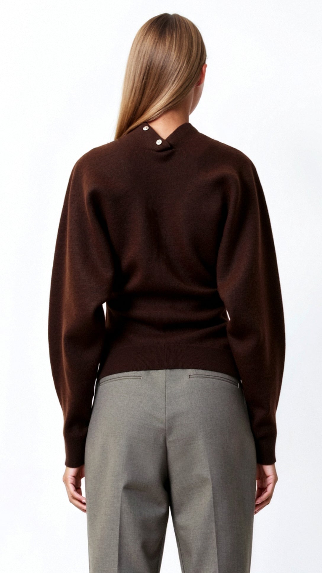 Jane Cropped Black Cardigan 1