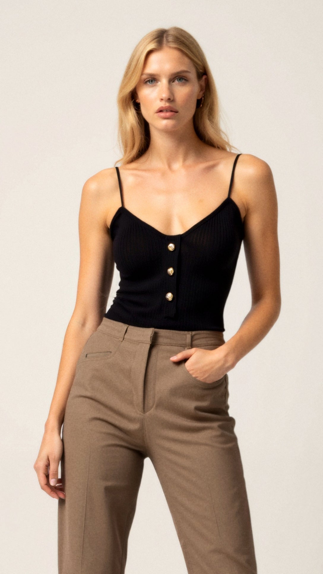 Jasmine Textured Ribbed Tank Top for Women 2