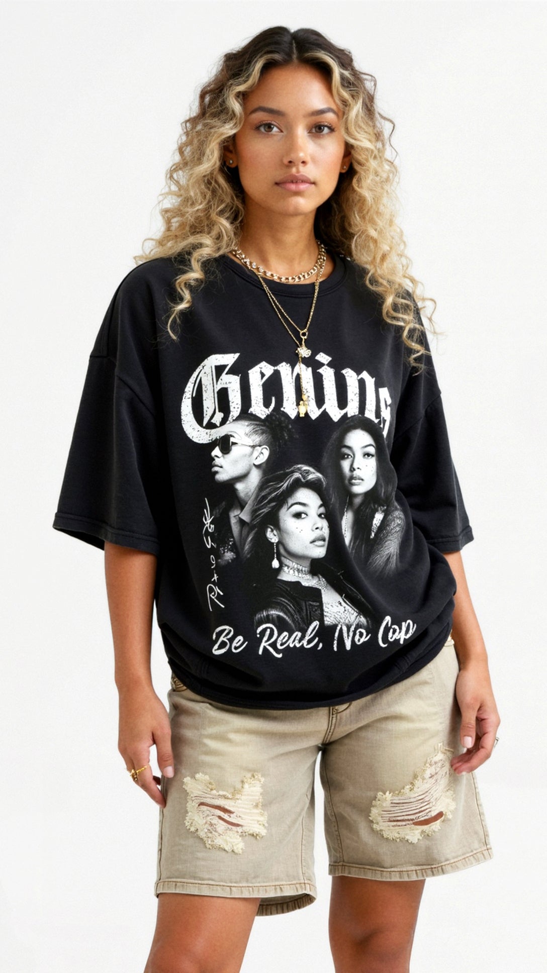 Jessamine Oversized Graphic T-Shirt 0