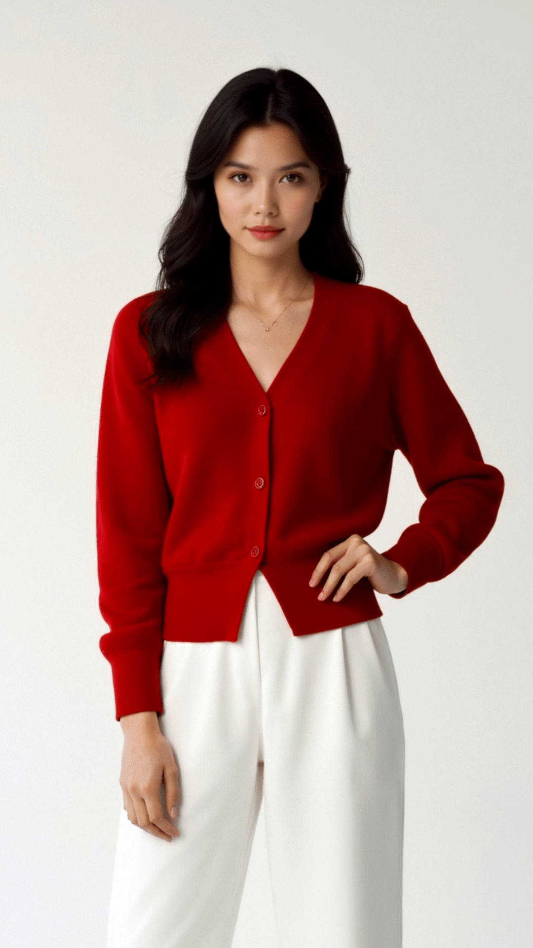 Jessica Soft Knit V-Neck Cardigan 3