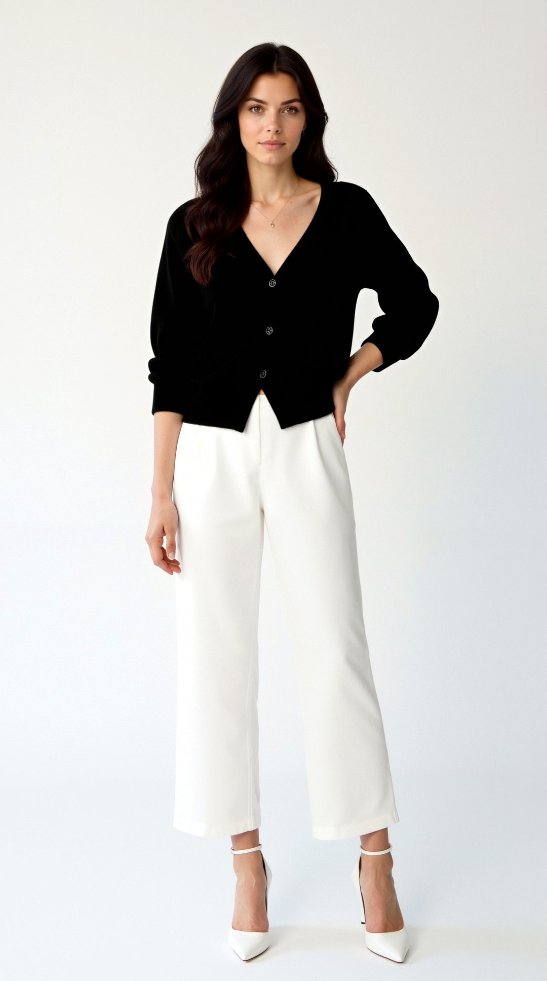 Jessica Soft Knit V-Neck Cardigan 5