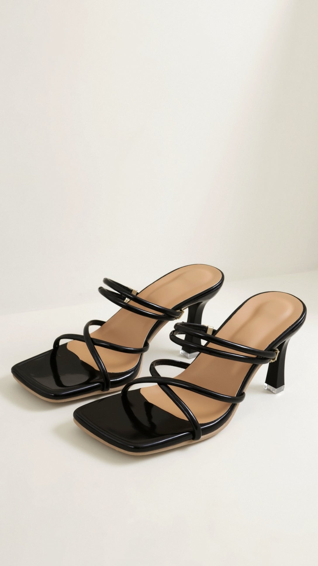 Karen Sleek Strappy Heeled Sandals 3