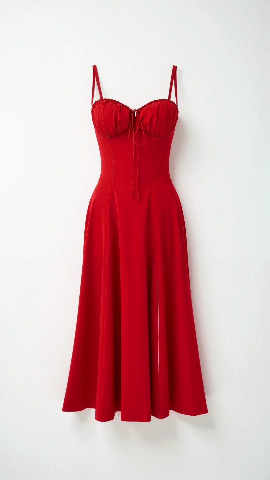 Lila Elegant Sweetheart Midi Dress for Wedding Guests and Summer Events 8