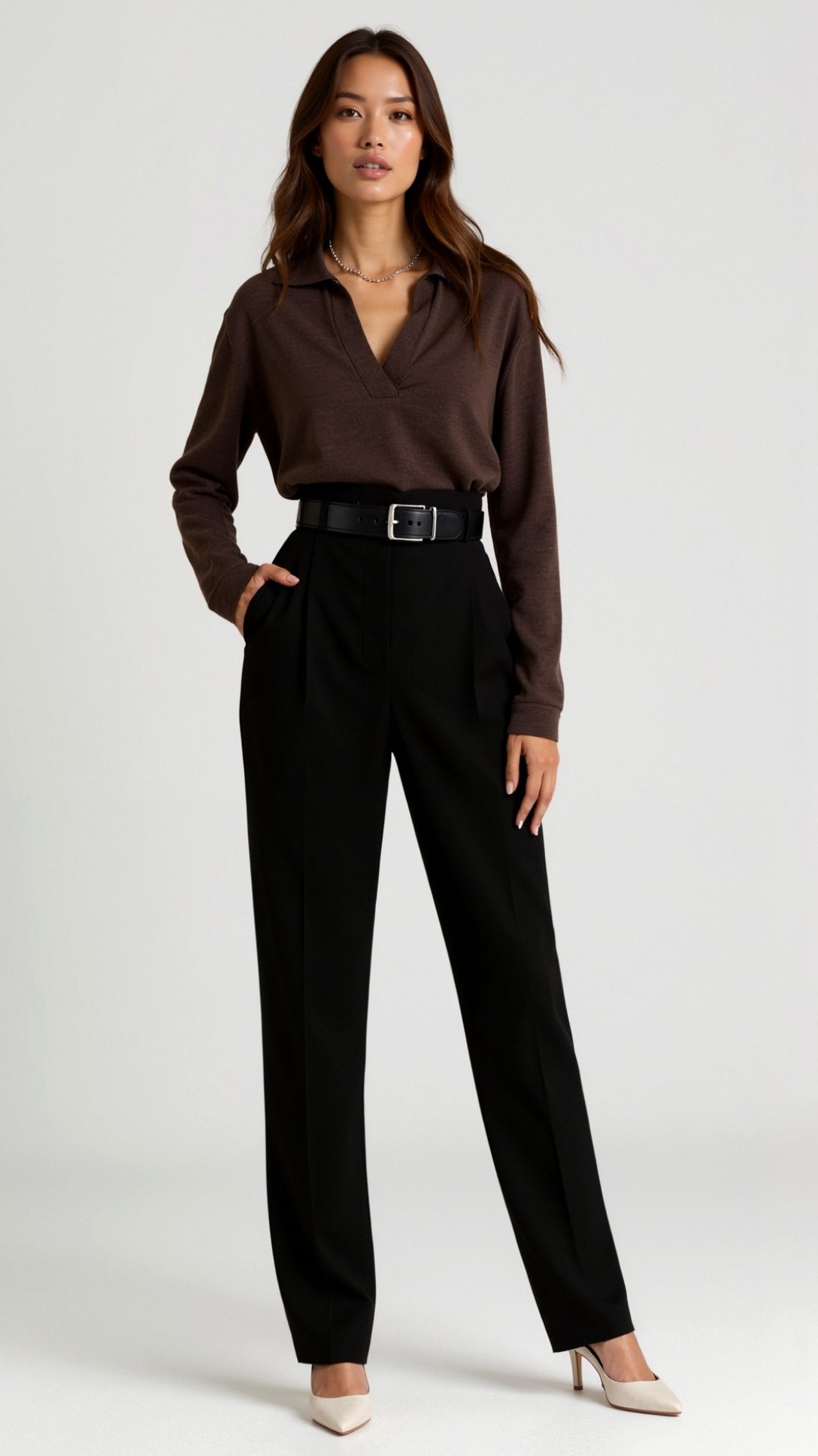 Margaret Soft Knit Polo Sweater 5