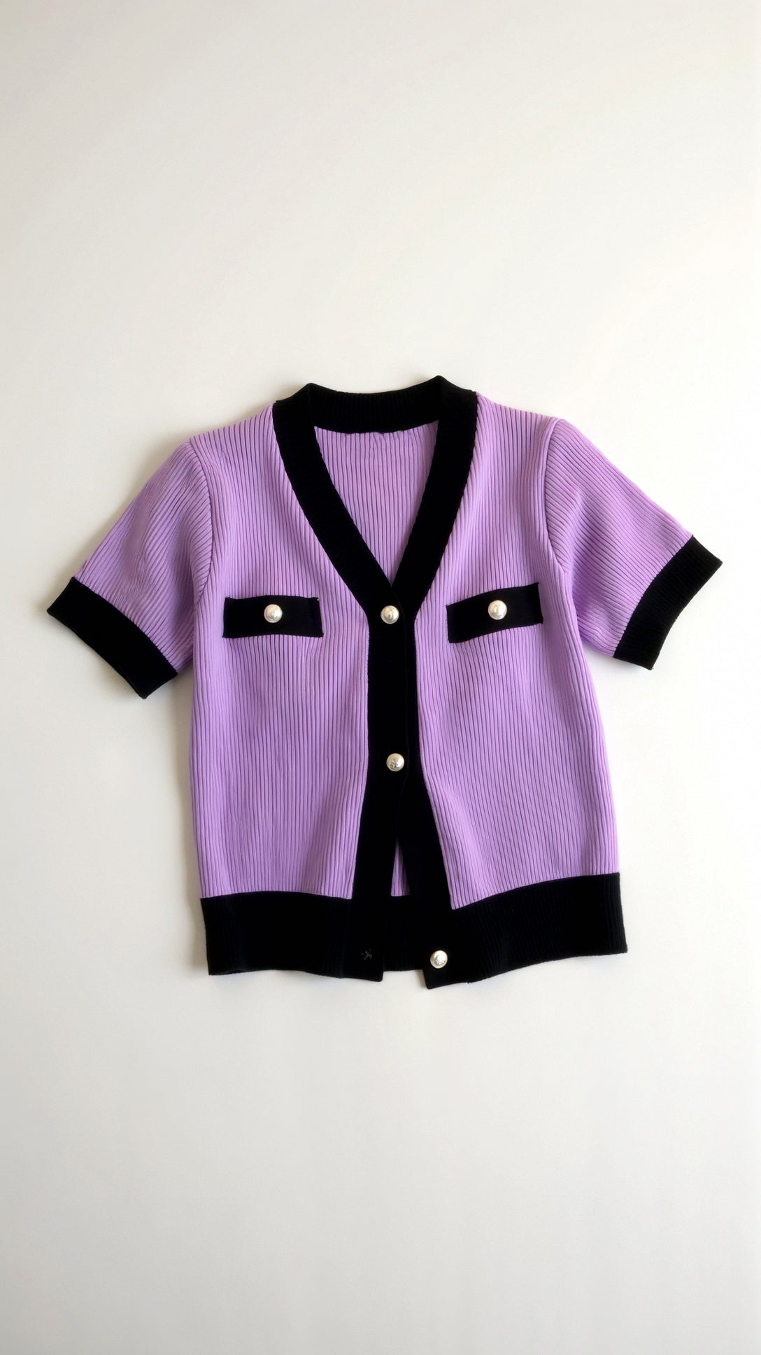 Nerina Chic Contrast Cardigan 7