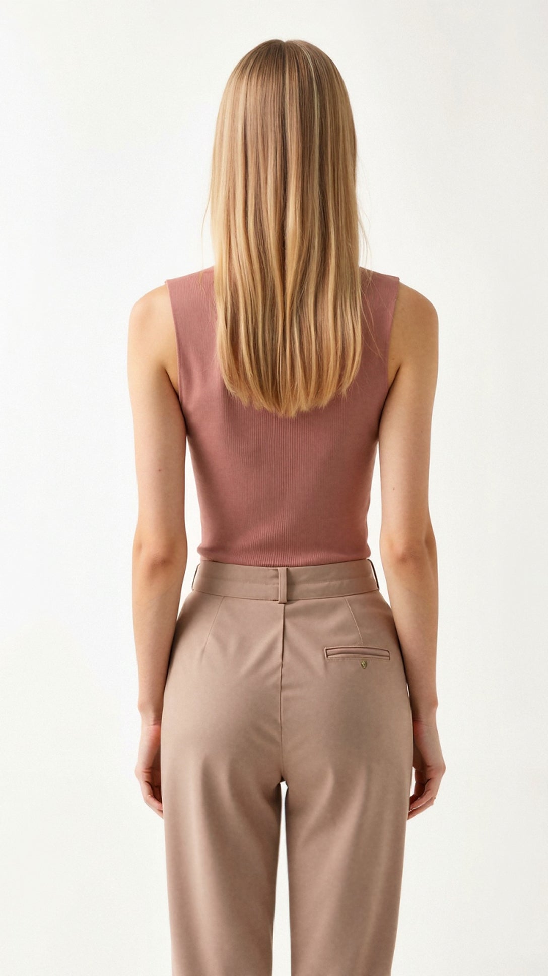 Rosalba Textured Ribbed Sleeveless Top 1