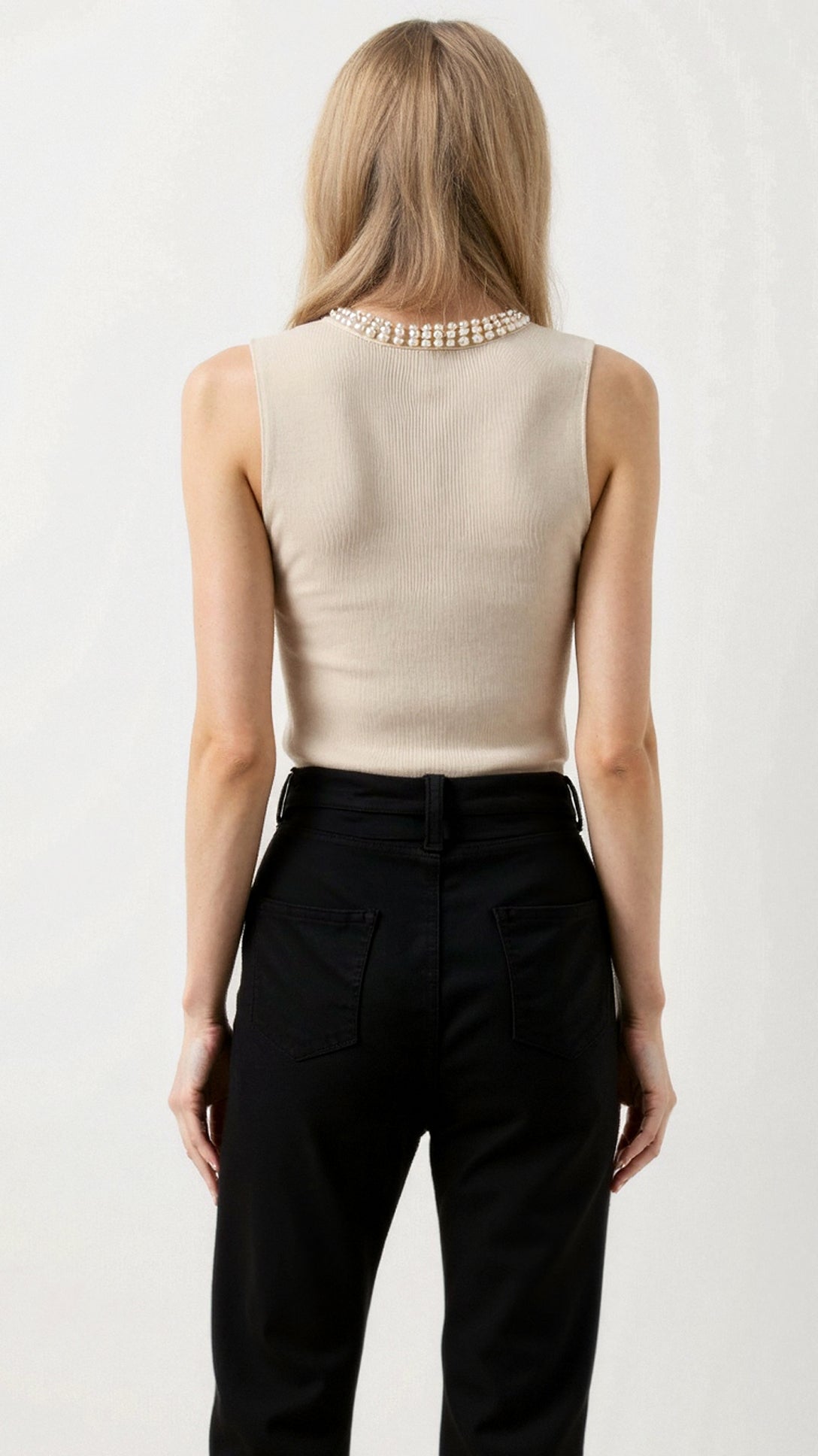 Rosalba Textured Ribbed Sleeveless Top 3