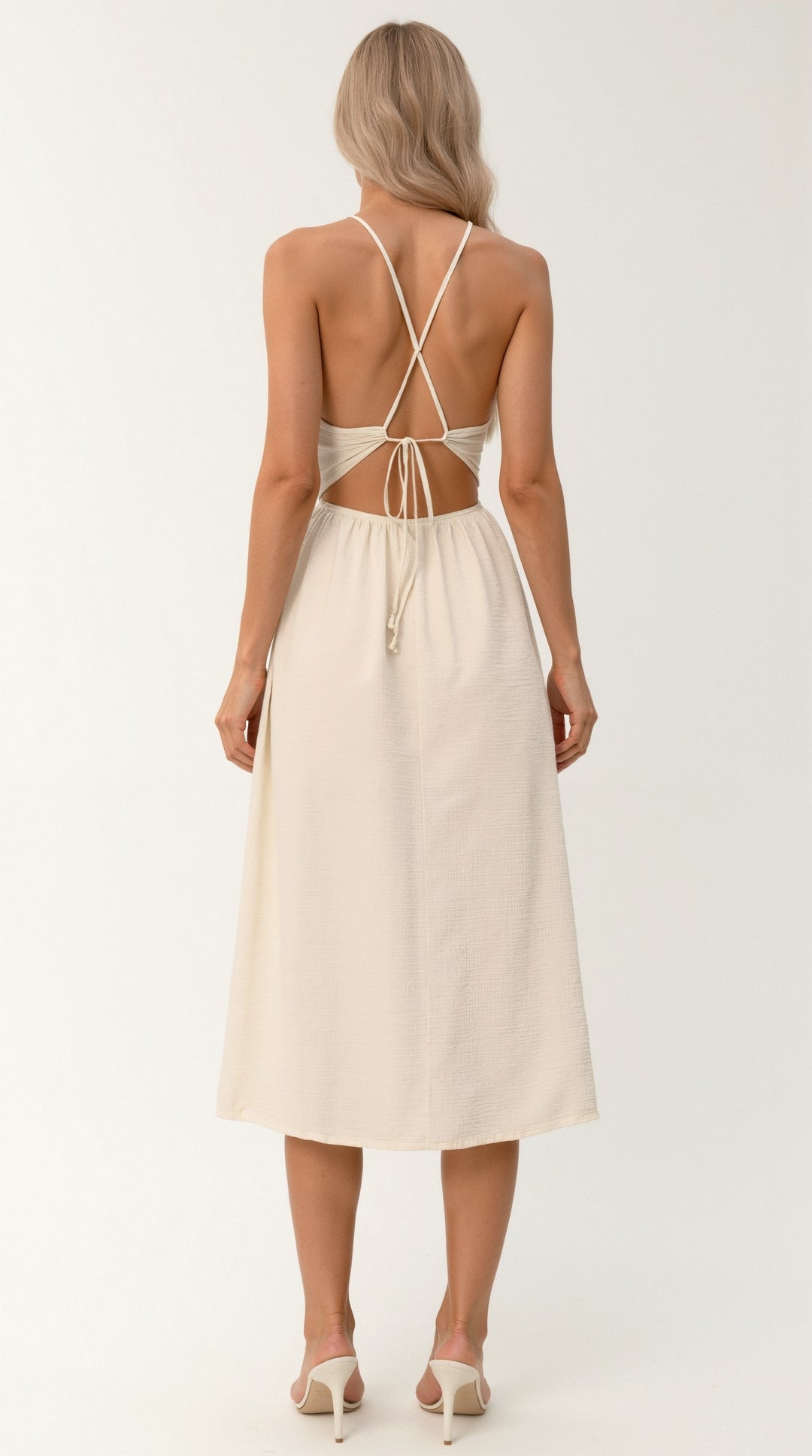 Samantha Breezy Cutout Midi Dress - Womens Summer Dress 1