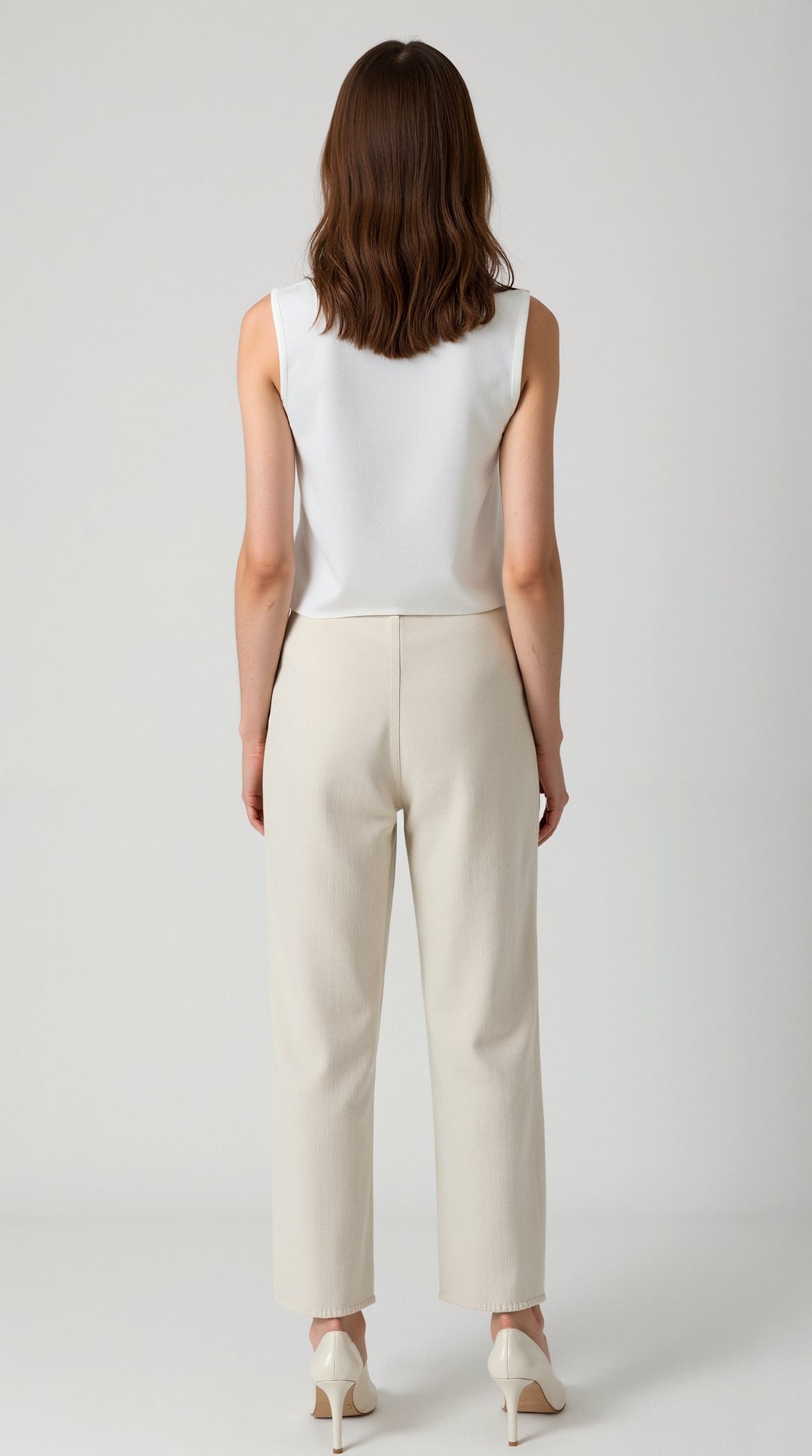 Sharon Dramatic V-Neck Vest Top 1