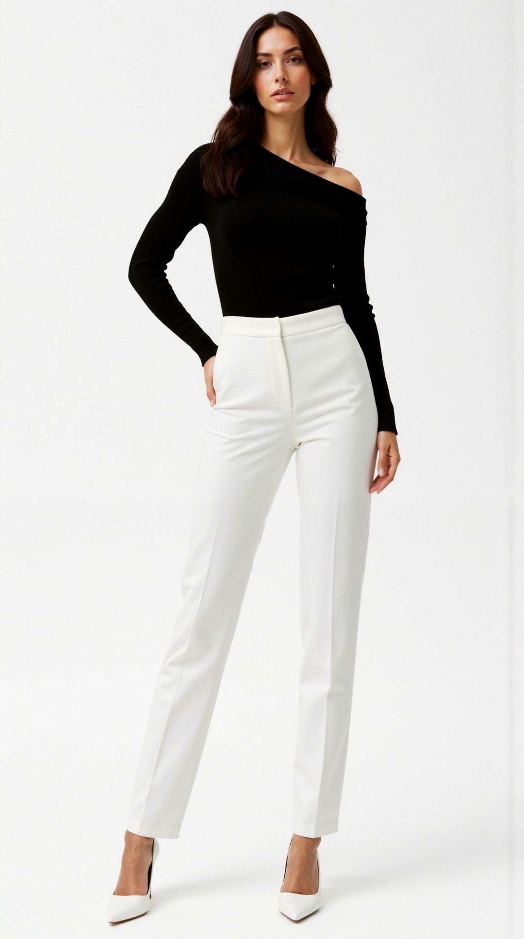 Shirley Asymmetric Knit Top 5