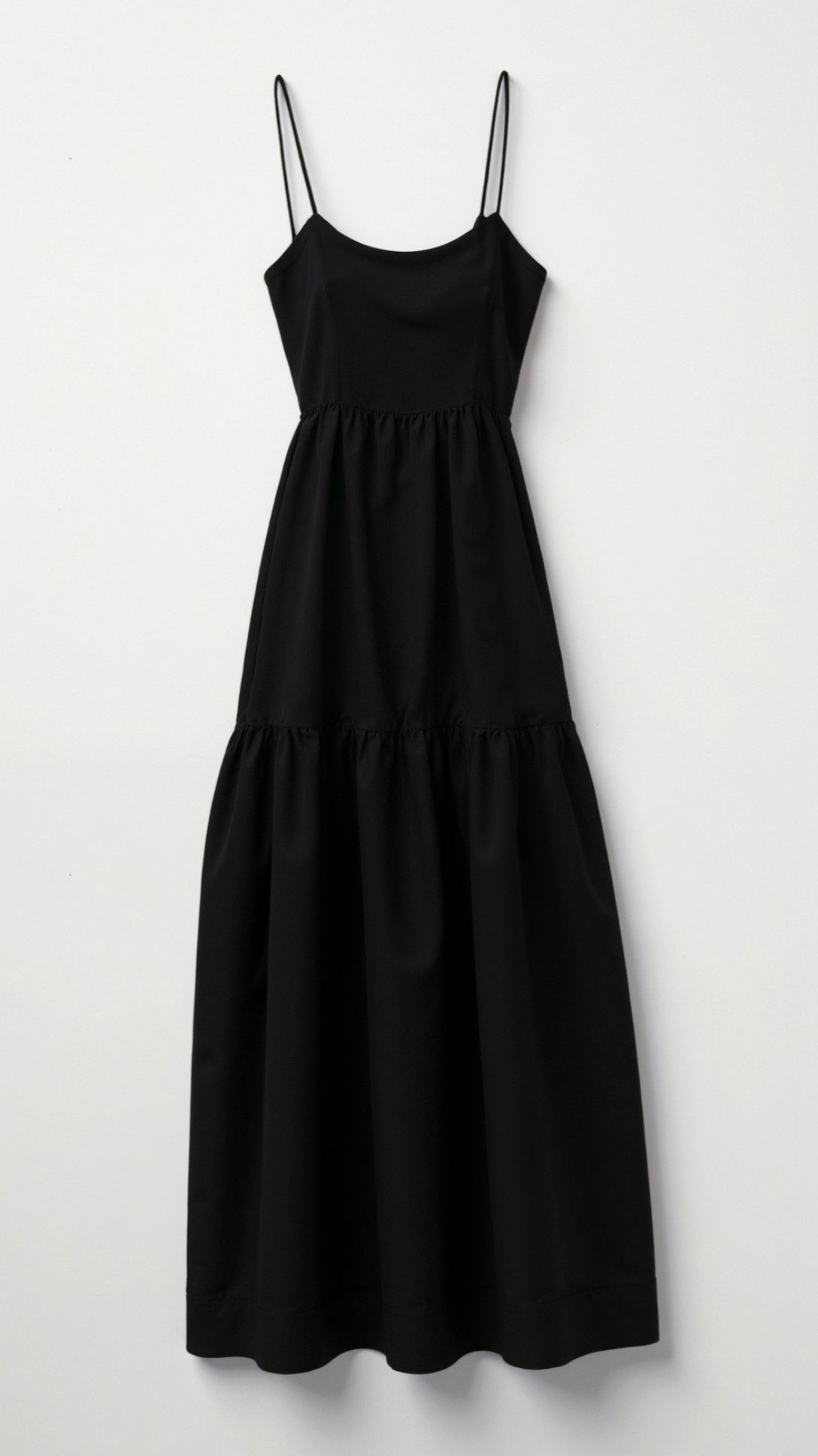 Sophia Halter Neck Backless Black Maxi Dress for Women 2