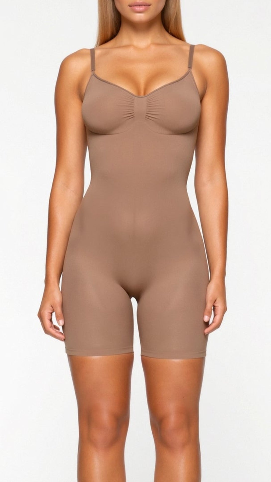 Sophie Seamless Mid-Thigh Shapewear Bodysuit 0