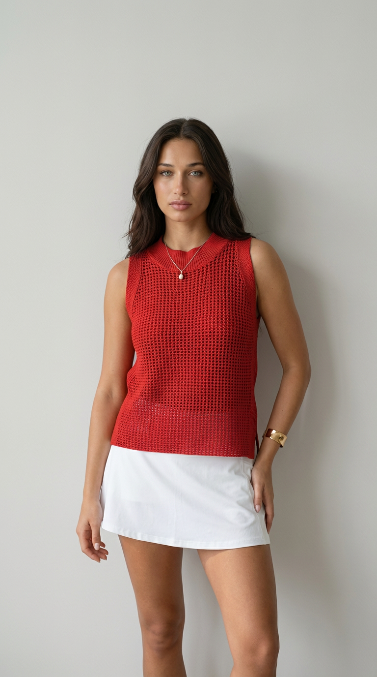 Sahara Knit Sleeveless Top