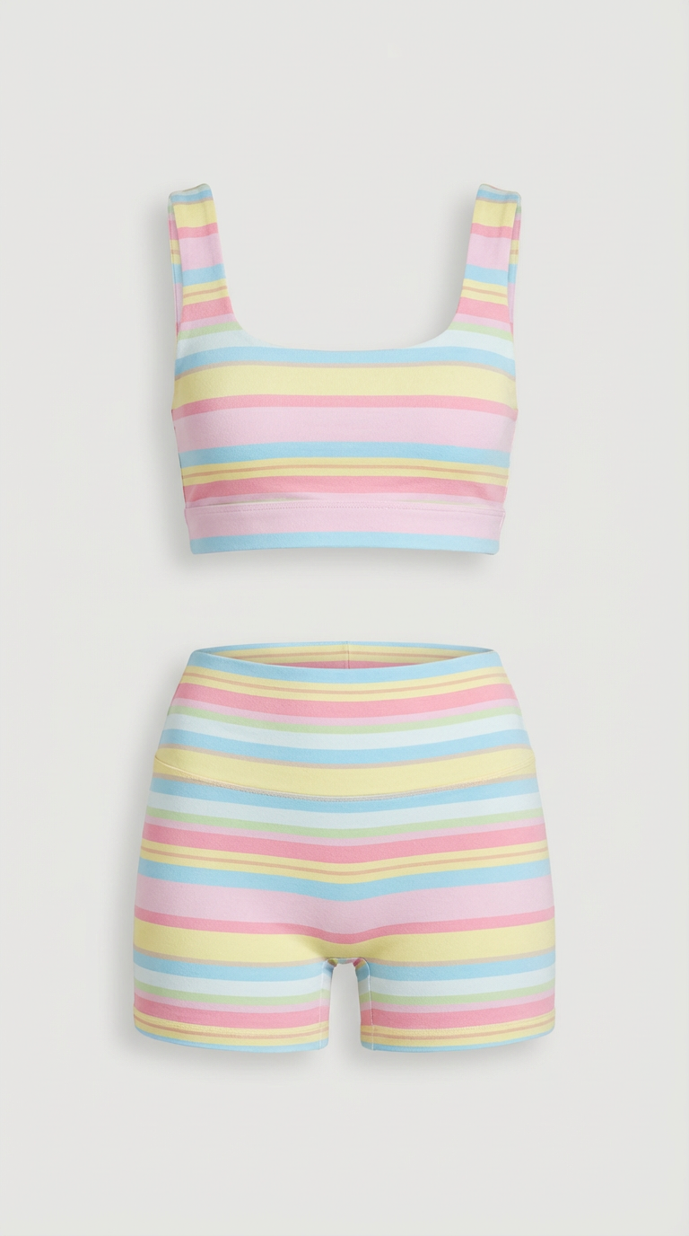 Sunny Striped Knit Co-ord Set