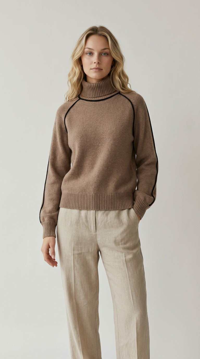Theodora Oversized Turtleneck Sweater