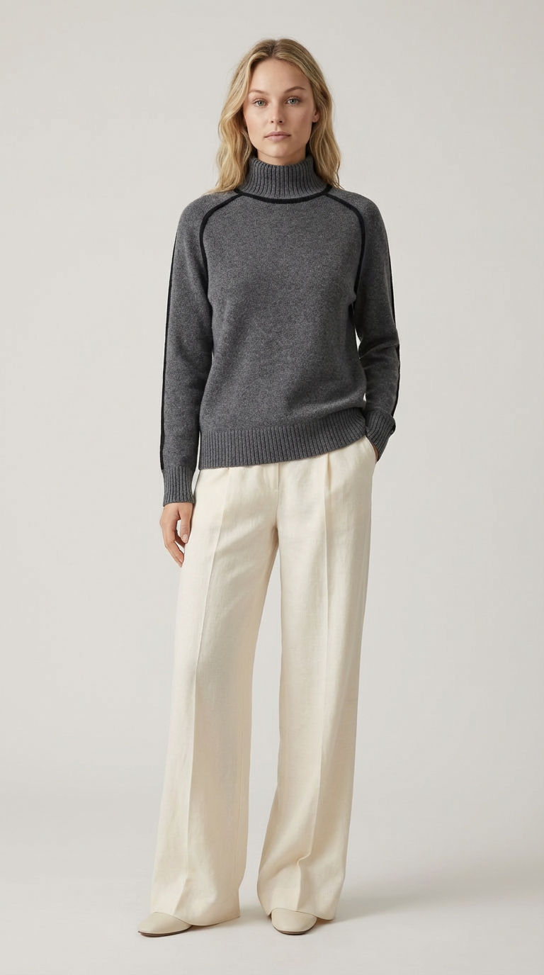 Theodora Oversized Turtleneck Sweater