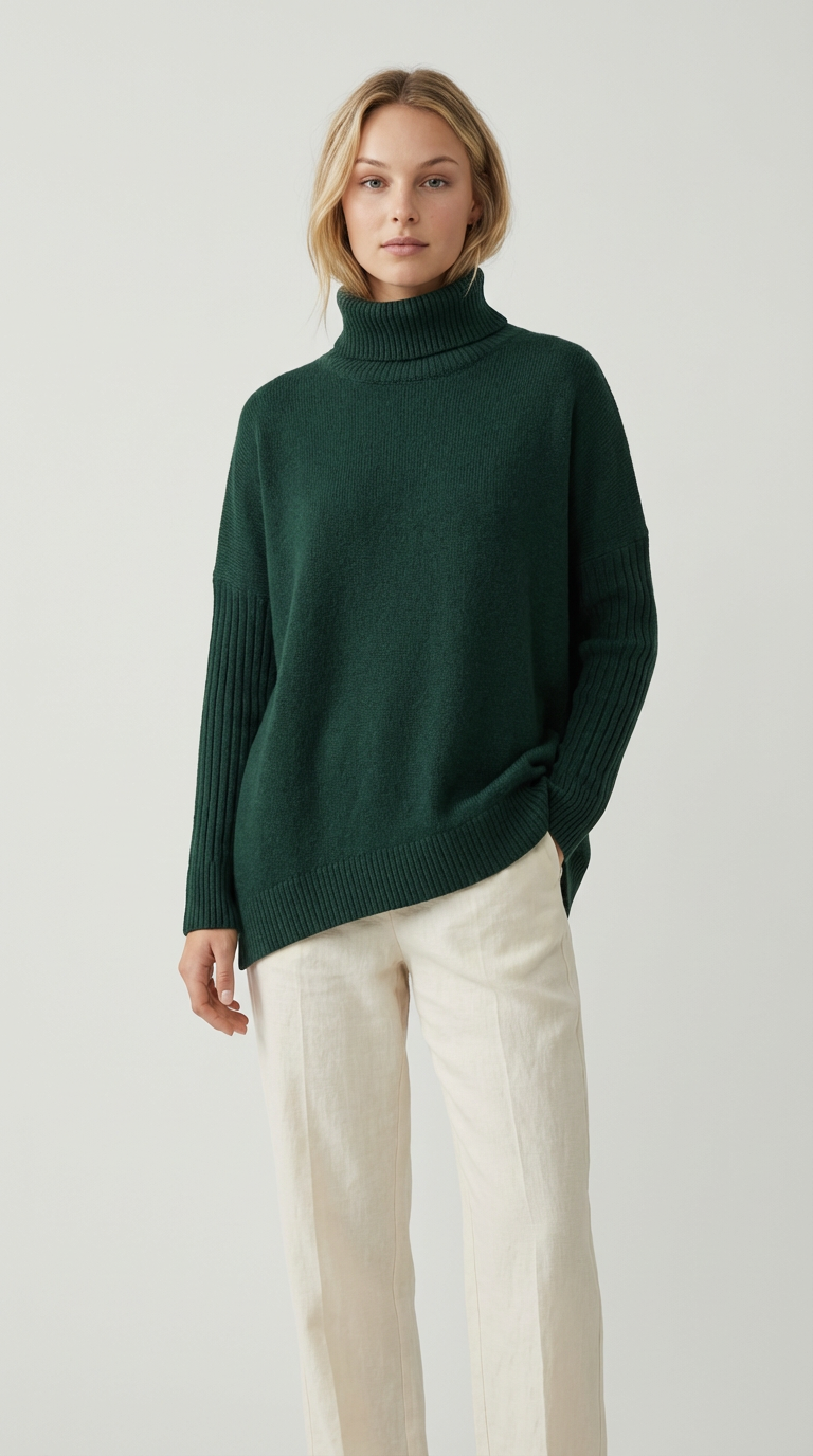 Christina Elegant Collared Sweater