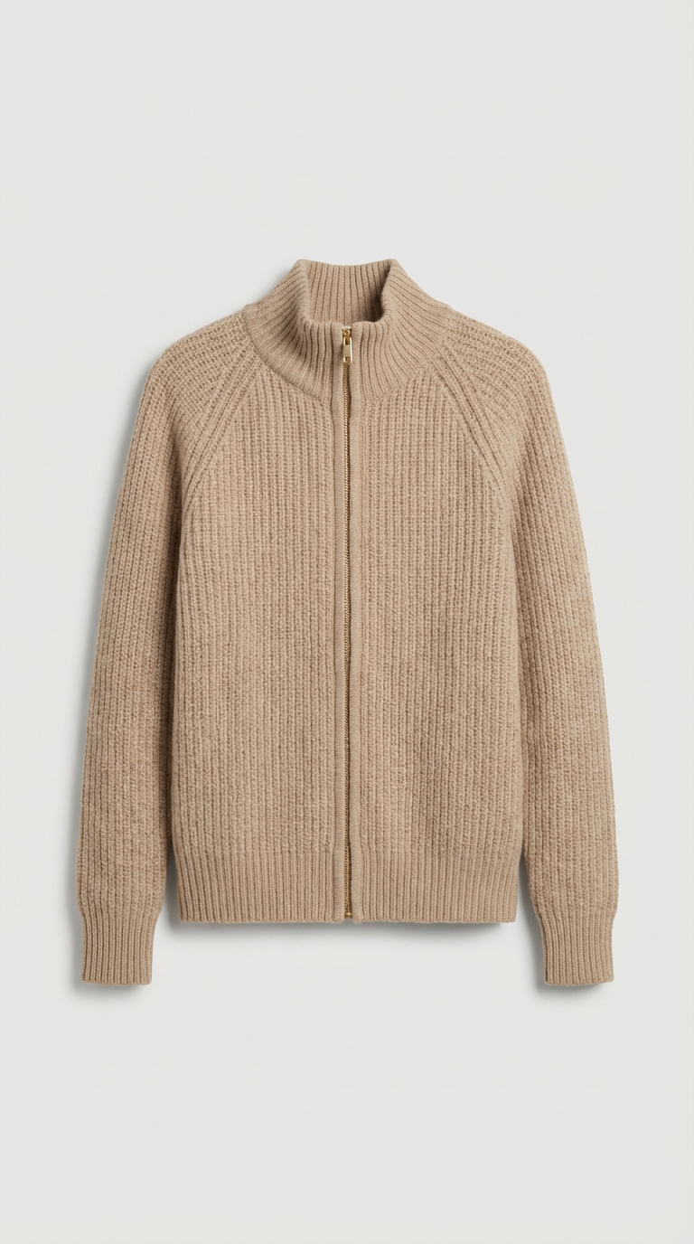 Emma Knitted Full-Zip Cardigan